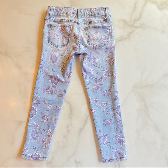 Gap Kids Girl’s Floral Super Skinny Jeans - Picture 3 of 8